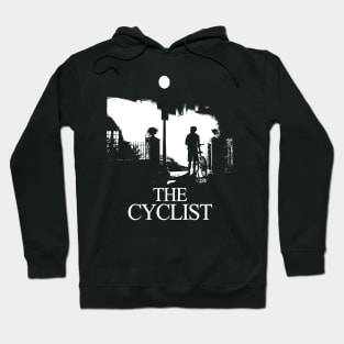 Retro Horror Movie Inspired Cycling Bicycle Parody Gift For Cyclist Hoodie